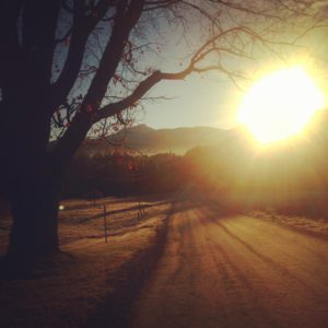 Sunrise after night.