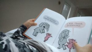 Piggy and Elephant would write thank you notes to everyone.