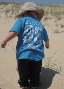 Preschool graduate on a 2014 vacation