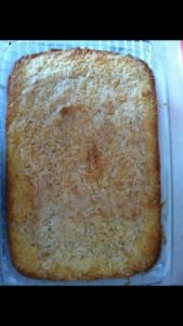 My family recipe for maple-cased dessert, pouding