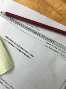 G's IEP form
