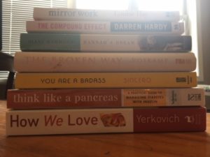 stack of books