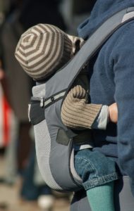 baby-wearing, baby wearing, front pack, baby carrier