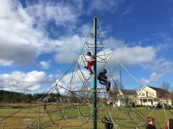 Climbing fun at The Schoolhouse