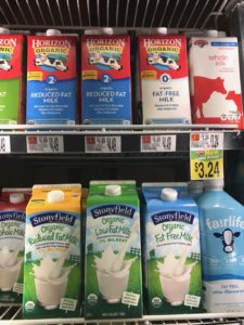 organic milk