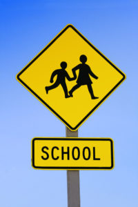 school sign