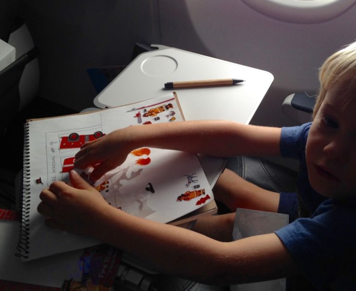 sticker activity for flying