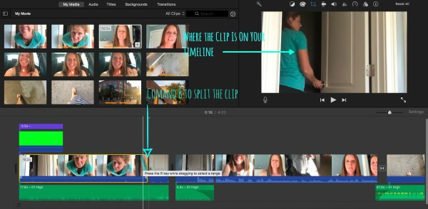 Five Simple Tips to Make Amazing Home Videos splitting video