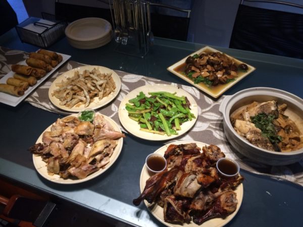 Chinese Full-Moon Festival feast.