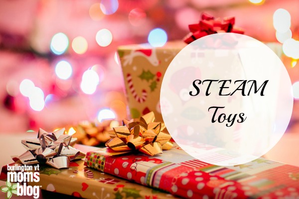 steam toys wrapped for Christmas