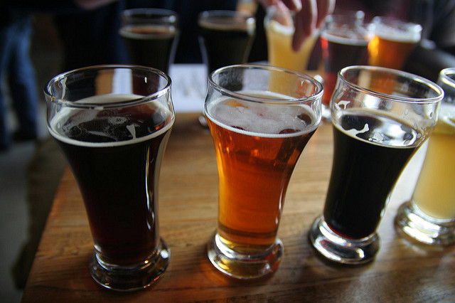 beer, tasting, pints