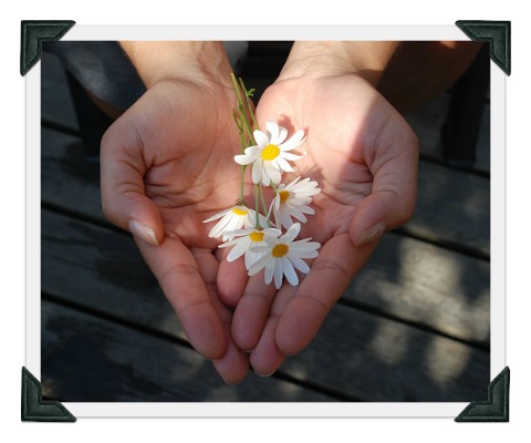grateful children flowers