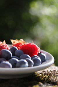 blueberries, berries, bowl