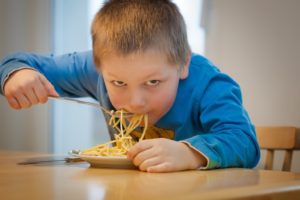 dinner, picky eater, spaghetti