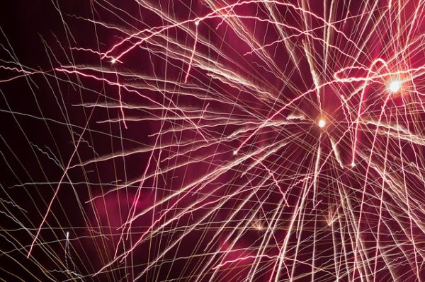Nine Over the Top Ideas for Your Gender Reveal Party pink fireworks for a gender reveal party