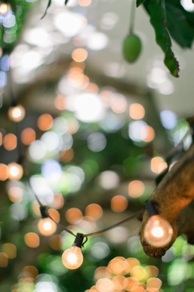 Twinkle fairy lights for a hygge summer