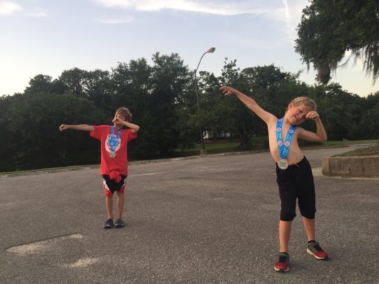 boys, medals, race, 5k, dab, runners