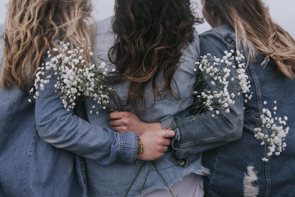 Women, friends, community, hugs, strength, motherhood support