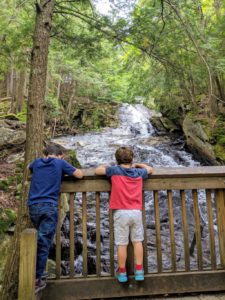 The McNulty boys enjoy the Long Trail