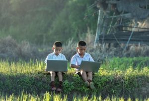 Working remotely in Vermont while teaching children in China
