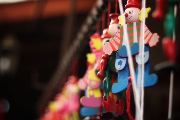clown puppet toys