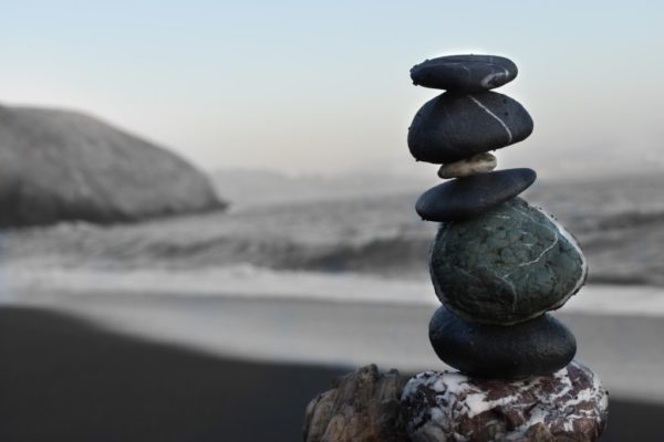 rocks, stones, tower, balance, cairn, harmony, beach, water, shore