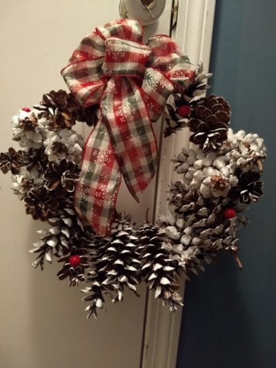 wreath- pine cone crafts