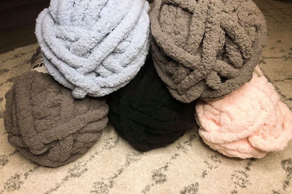 diy, chunky blanket