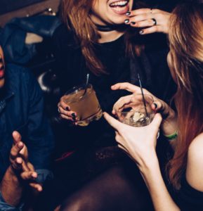 ladies, women, drinking, moms night out