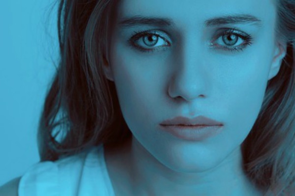 a sad woman