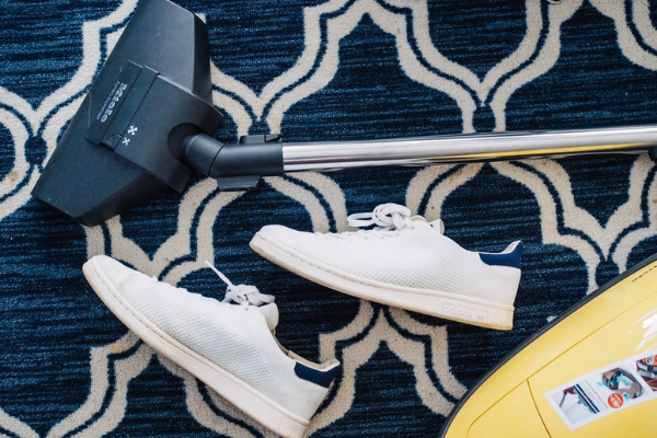 vacuuming, shoes, carpet
