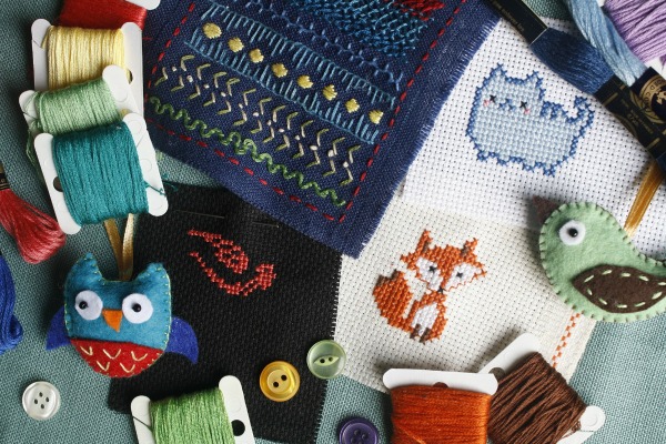 Crafts to Teach your Kids – Bring Back your Childhood Favorites! embroidery projects