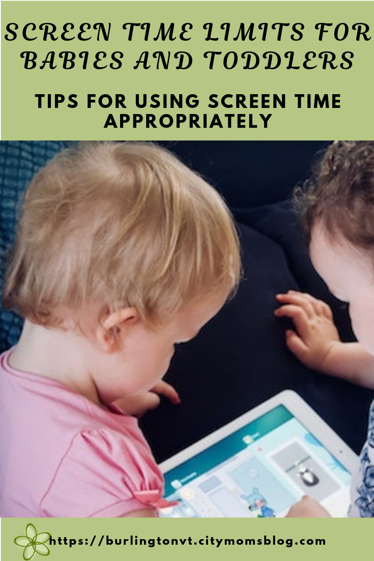 screen time limits for babies and toddlers
