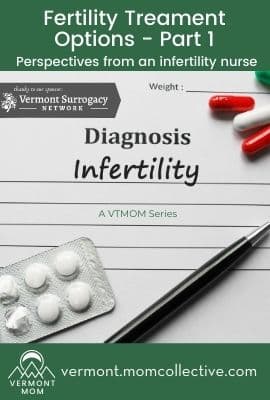 Fertility treatment options part 1- Pinterest image