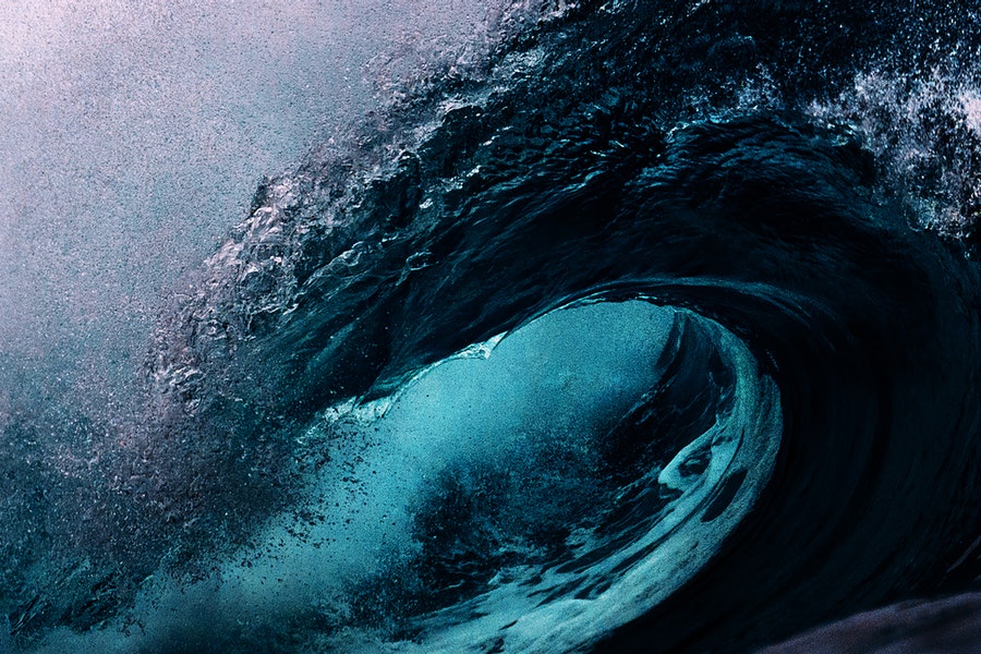Pregnancy Scares Me: Coping with Anxiety After Miscarriages A wave crashes on itself.