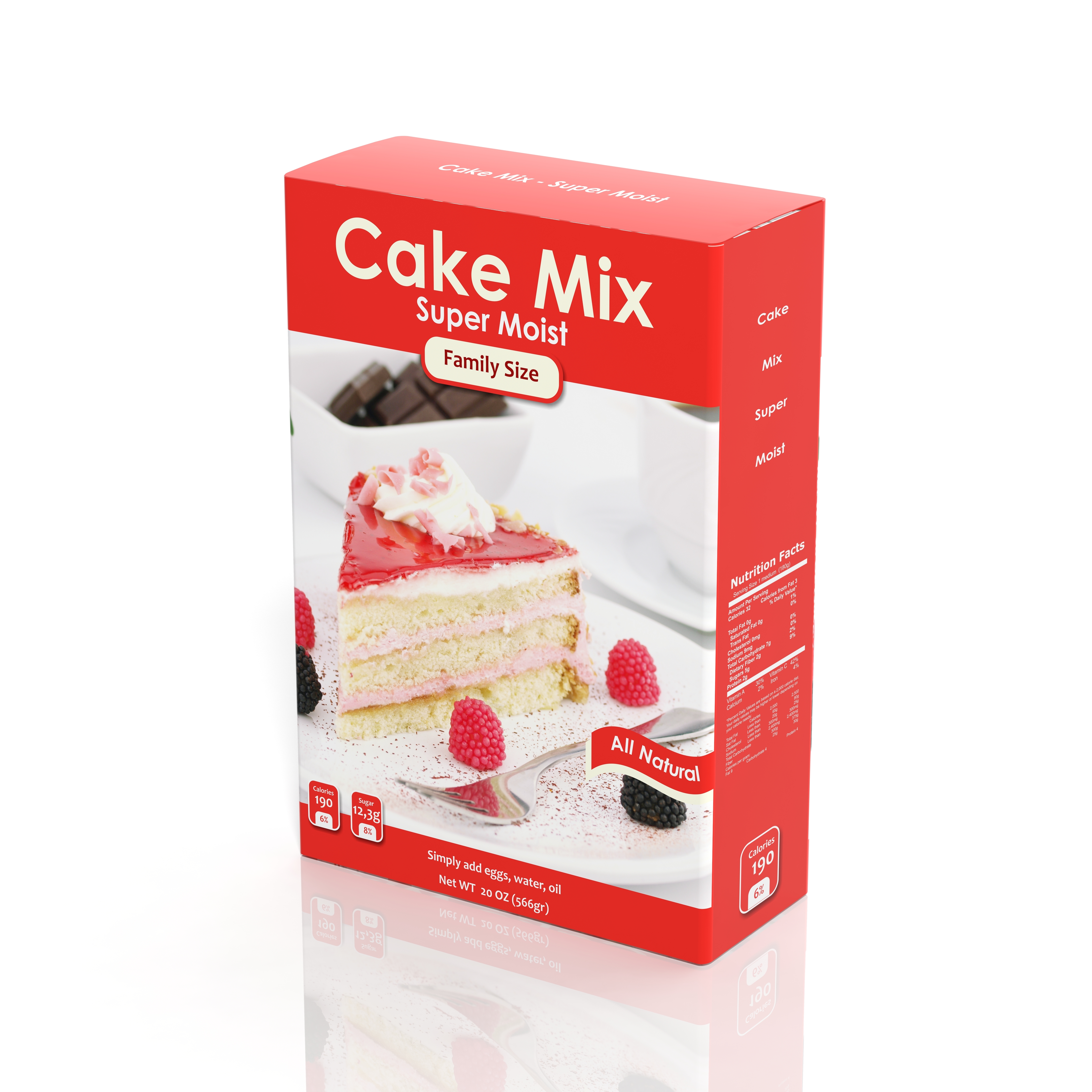 box of cake mix