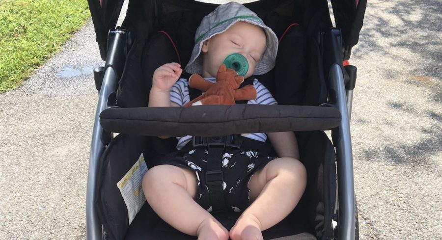 Naptime: A Lesson In Routine, Flexibility, and Patience Baby naps in stroller