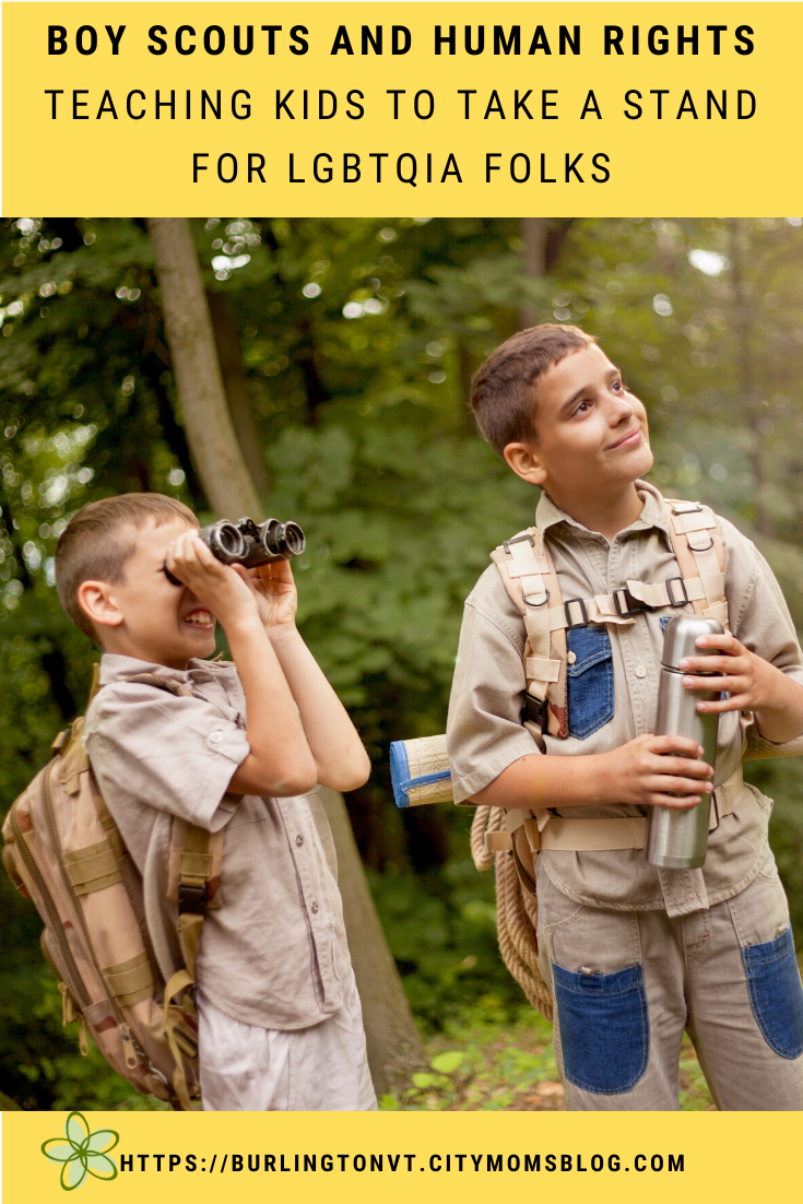 Boy Scouts and Human Rights: Teaching Kids to Take a Stand for LGBTQIA Folks
