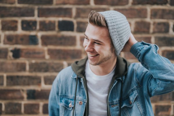 smiling teen boy