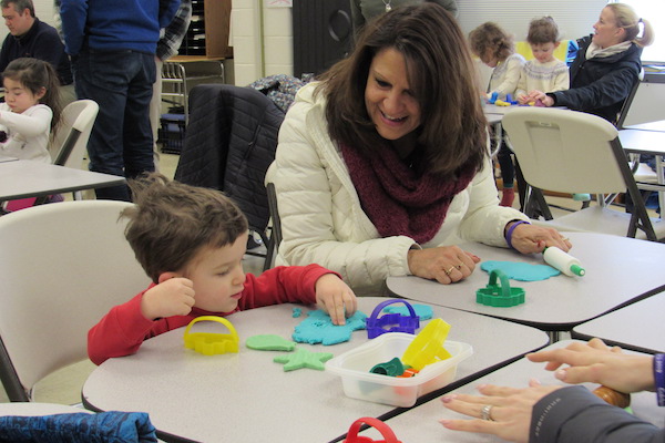 Family activity at winter carnival is a great family-friendly weekend event