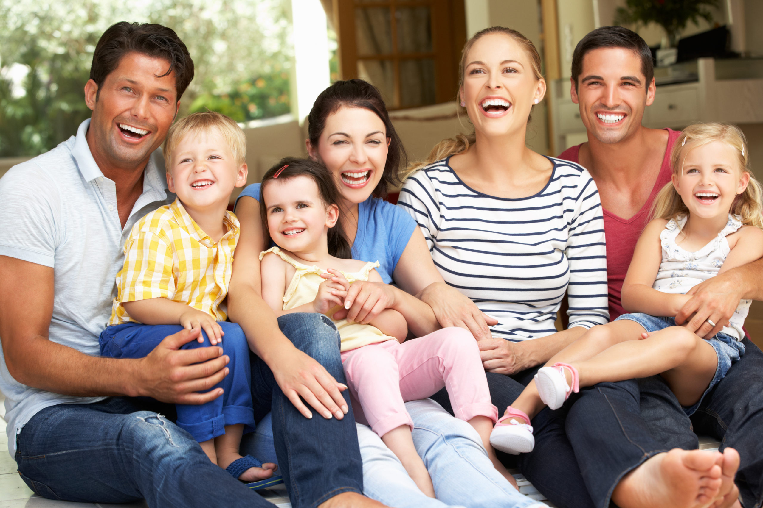 two divorced families