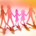 paper cut out family