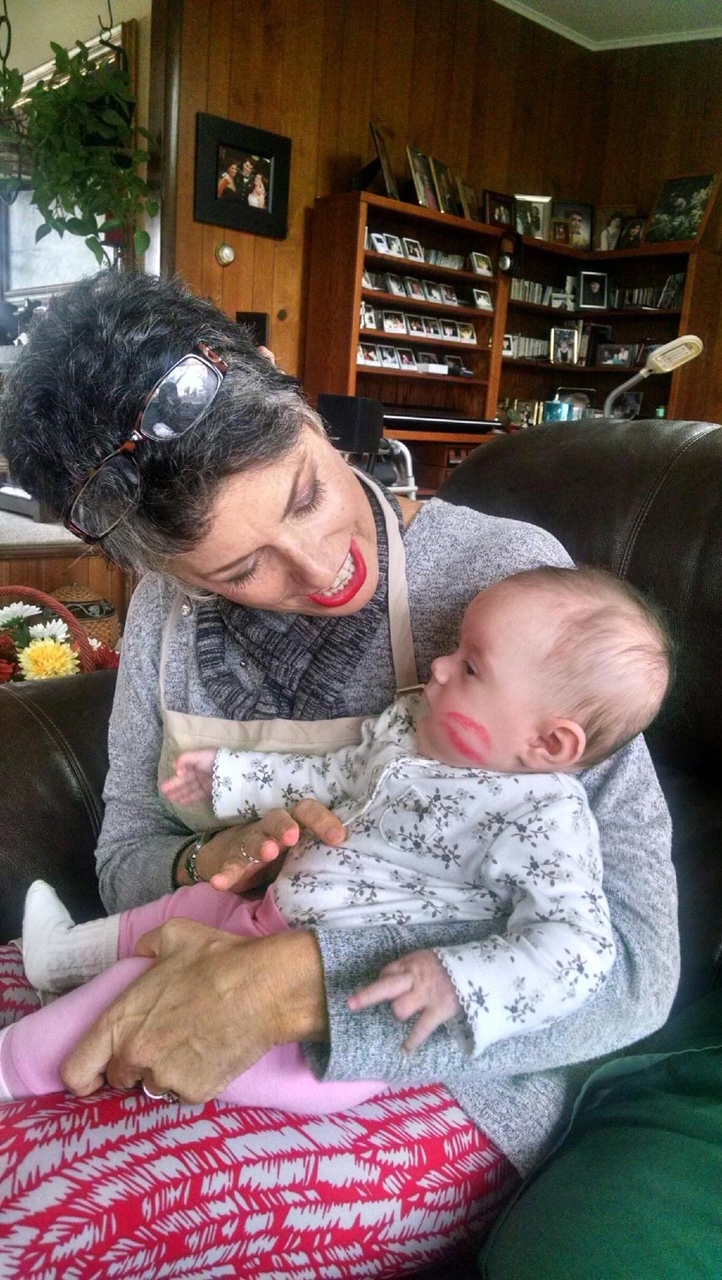 grandmother and baby- finding joy in this mother's lifetime