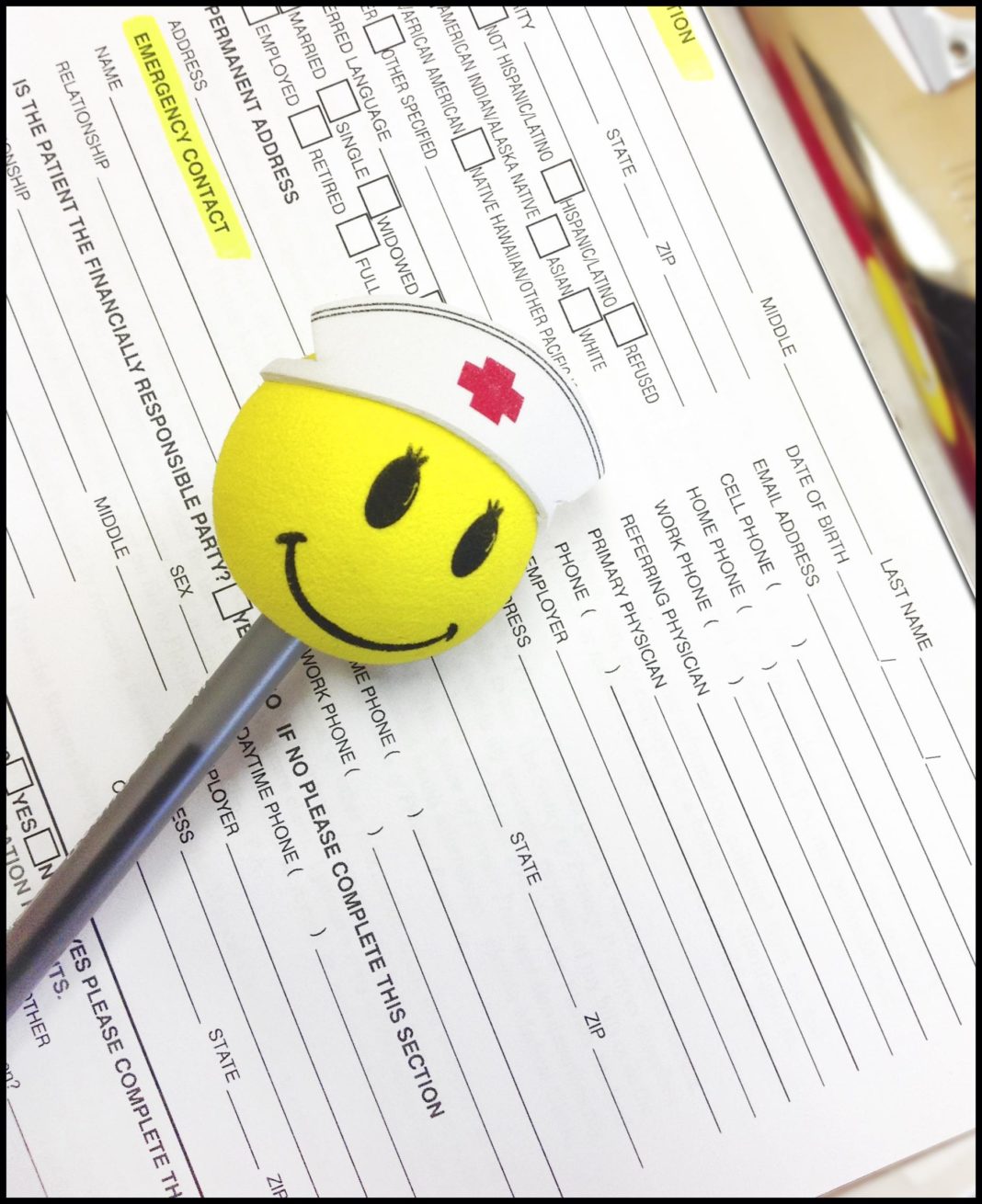 nursing paperwork