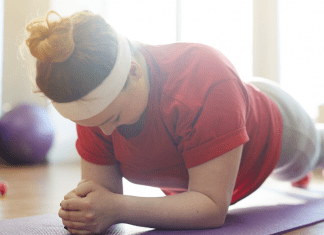 My Doctor Can’t Make Me Lose Weight: My Body My Choice woman doing a plank