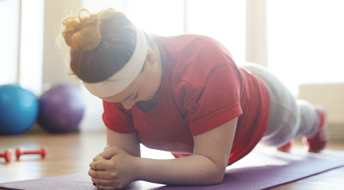 My Doctor Can’t Make Me Lose Weight: My Body My Choice woman doing a plank
