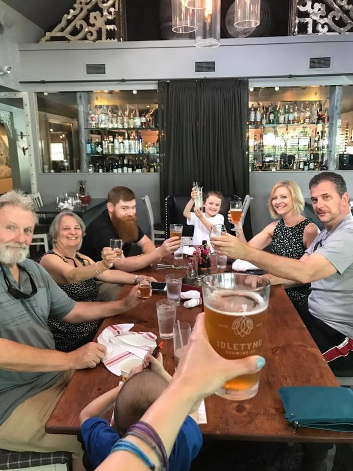 Hallie and her family enjoy Vermont breweries