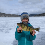 Emma ice fishing