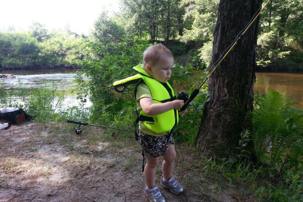 fishing with young kids