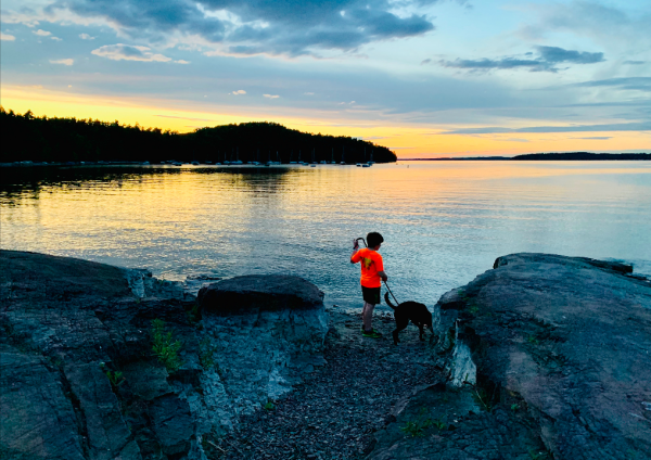 sunset walk